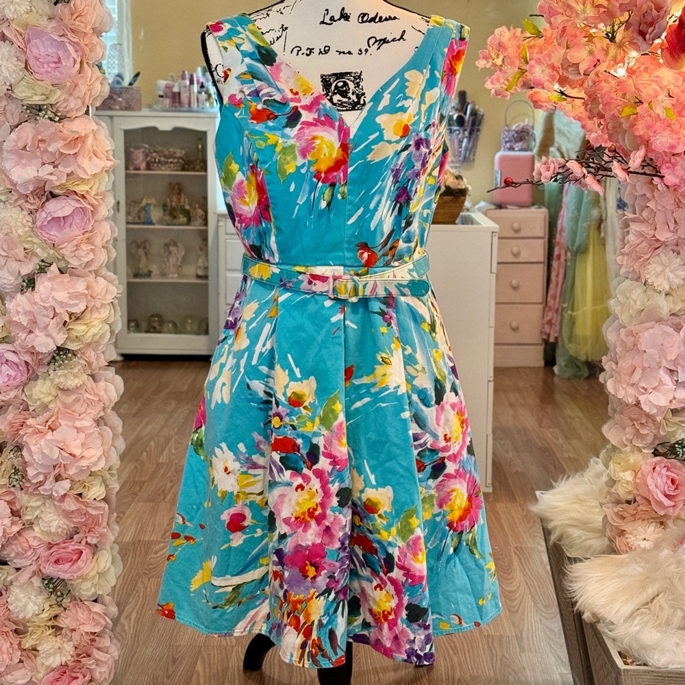 Spense floral dress with pockets